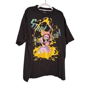 Hot topic Hazbin Hotel Niffty Gold Glitter T-Shirt
